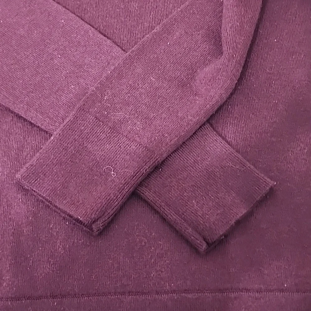 Kate Spade Burgandy Long Sleeve Sweater Size XS